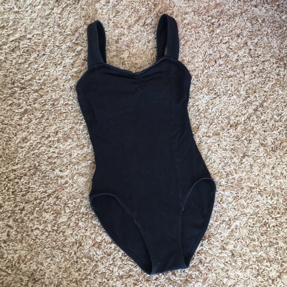 Capezio Pinched Front Cotton Tank Leotard